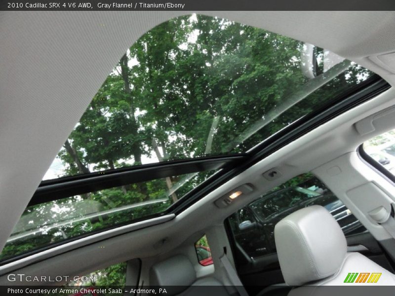 Sunroof of 2010 SRX 4 V6 AWD