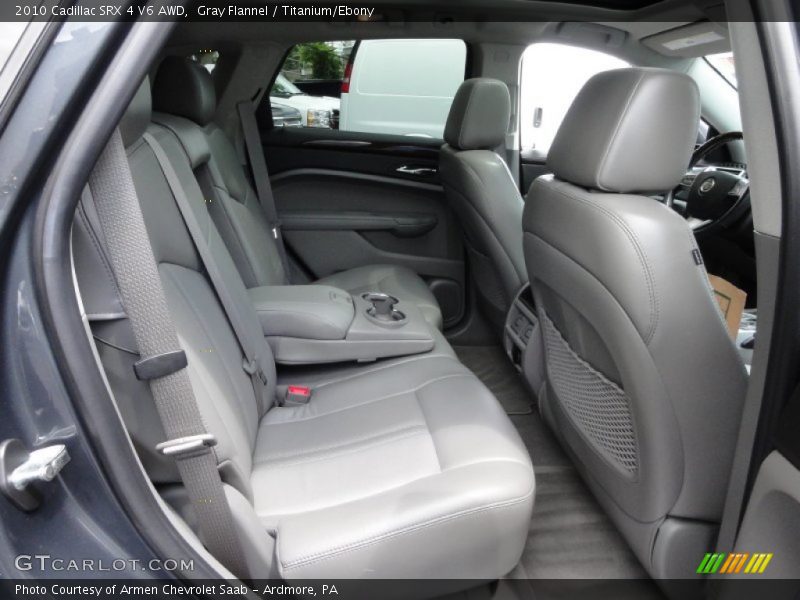 Rear Seat of 2010 SRX 4 V6 AWD