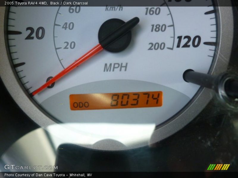 Black / Dark Charcoal 2005 Toyota RAV4 4WD