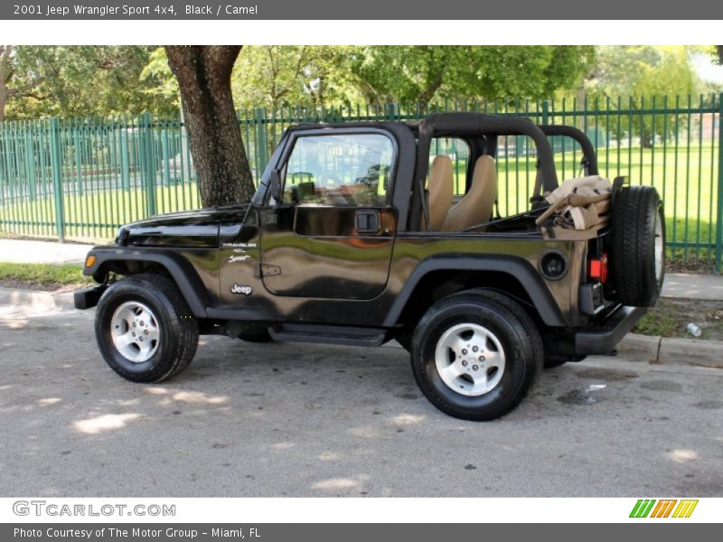 Black / Camel 2001 Jeep Wrangler Sport 4x4