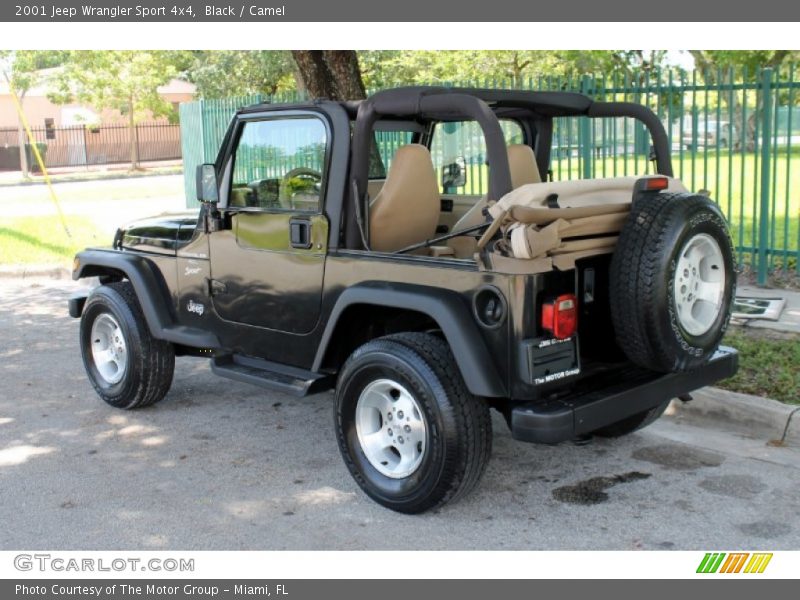 Black / Camel 2001 Jeep Wrangler Sport 4x4