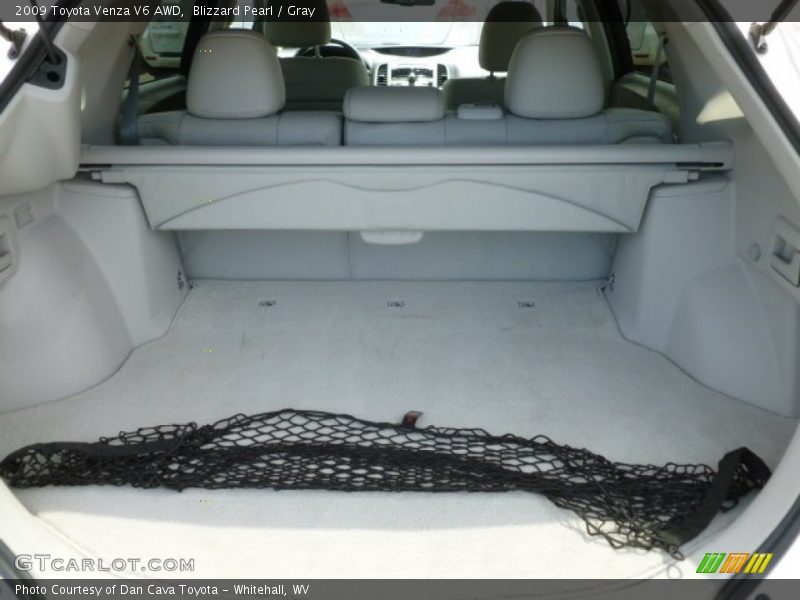 Blizzard Pearl / Gray 2009 Toyota Venza V6 AWD
