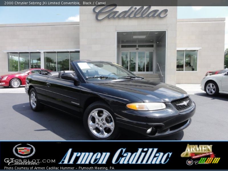 Black / Camel 2000 Chrysler Sebring JXi Limited Convertible