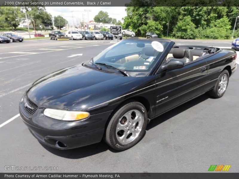 Black / Camel 2000 Chrysler Sebring JXi Limited Convertible