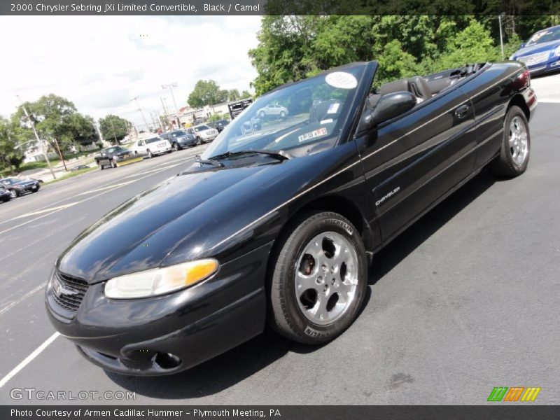 Black / Camel 2000 Chrysler Sebring JXi Limited Convertible