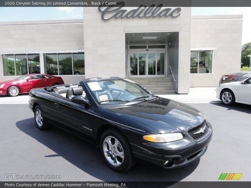 Black / Camel 2000 Chrysler Sebring JXi Limited Convertible