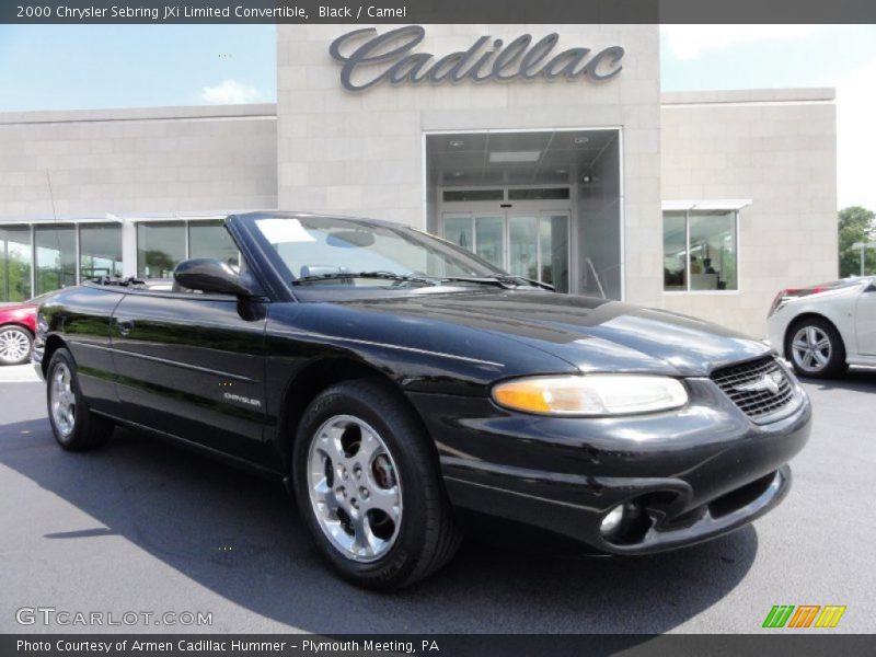 Black / Camel 2000 Chrysler Sebring JXi Limited Convertible