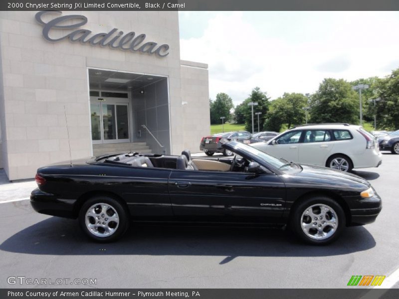 Black / Camel 2000 Chrysler Sebring JXi Limited Convertible