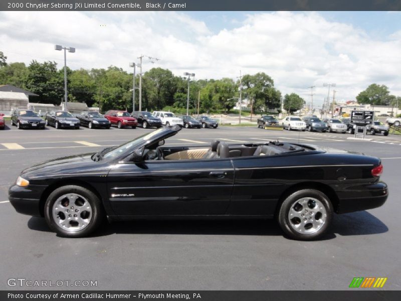 Black / Camel 2000 Chrysler Sebring JXi Limited Convertible