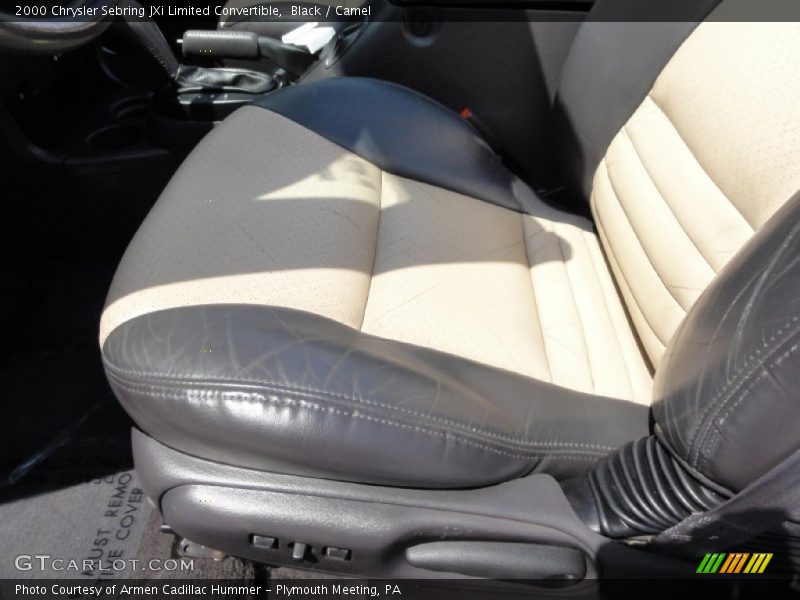 Black / Camel 2000 Chrysler Sebring JXi Limited Convertible