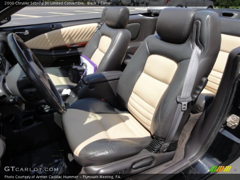 Black / Camel 2000 Chrysler Sebring JXi Limited Convertible
