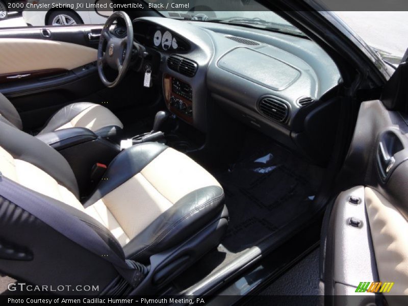 Black / Camel 2000 Chrysler Sebring JXi Limited Convertible
