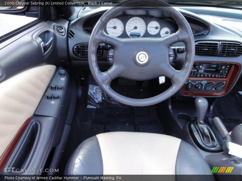 Black / Camel 2000 Chrysler Sebring JXi Limited Convertible