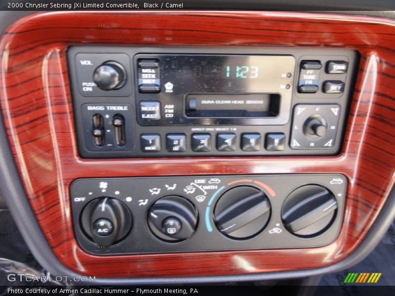 Black / Camel 2000 Chrysler Sebring JXi Limited Convertible
