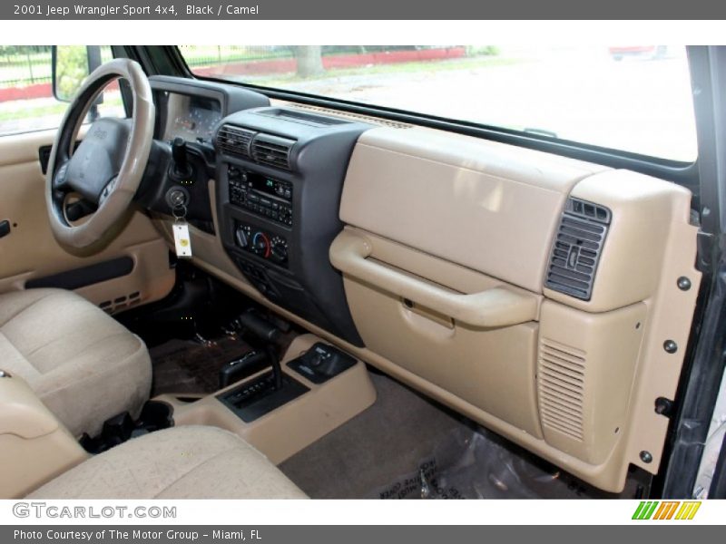 Dashboard of 2001 Wrangler Sport 4x4