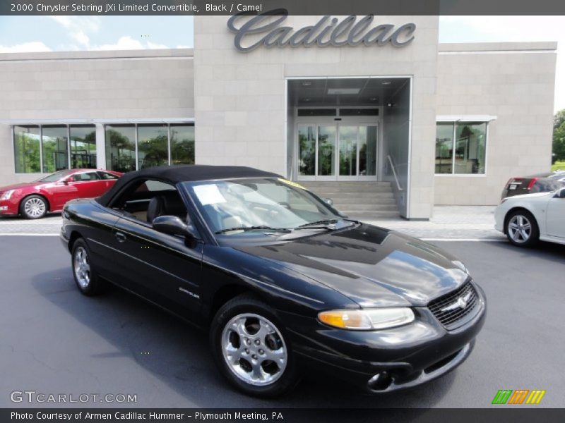 Black / Camel 2000 Chrysler Sebring JXi Limited Convertible