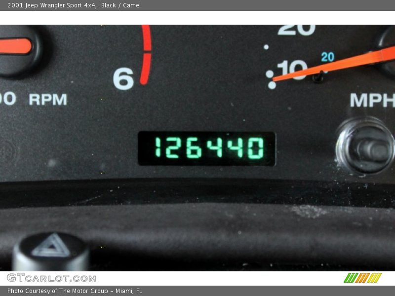 Black / Camel 2001 Jeep Wrangler Sport 4x4