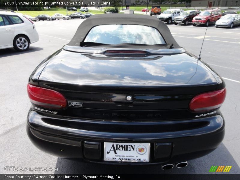 Black / Camel 2000 Chrysler Sebring JXi Limited Convertible