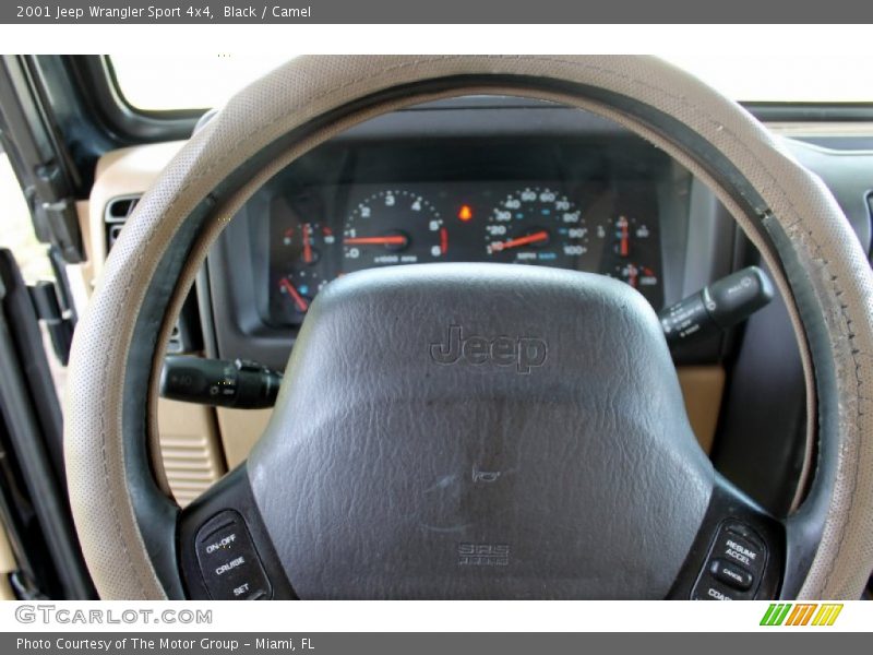 Black / Camel 2001 Jeep Wrangler Sport 4x4