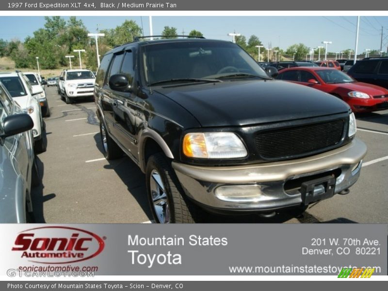 Black / Medium Prairie Tan 1997 Ford Expedition XLT 4x4