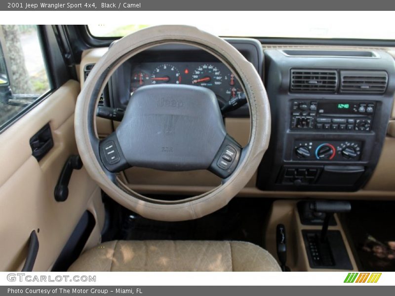 Black / Camel 2001 Jeep Wrangler Sport 4x4