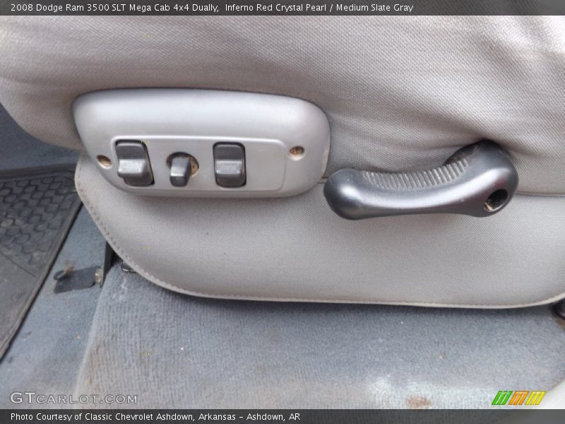 Inferno Red Crystal Pearl / Medium Slate Gray 2008 Dodge Ram 3500 SLT Mega Cab 4x4 Dually