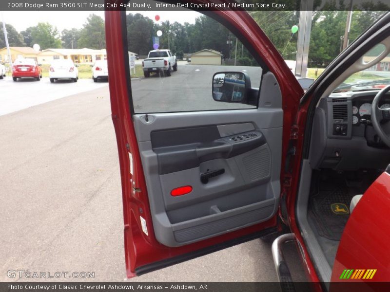 Inferno Red Crystal Pearl / Medium Slate Gray 2008 Dodge Ram 3500 SLT Mega Cab 4x4 Dually