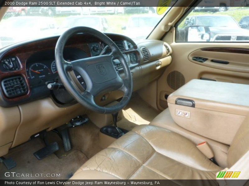 Camel/Tan Interior - 2000 Ram 2500 SLT Extended Cab 4x4 