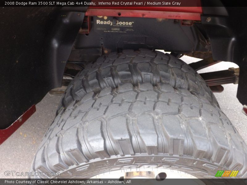 Inferno Red Crystal Pearl / Medium Slate Gray 2008 Dodge Ram 3500 SLT Mega Cab 4x4 Dually