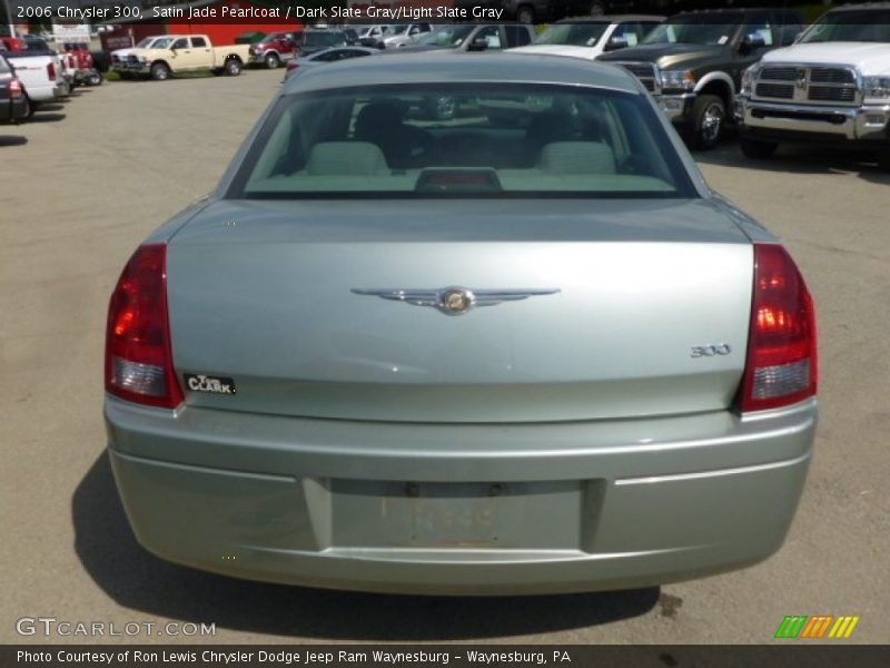 Satin Jade Pearlcoat / Dark Slate Gray/Light Slate Gray 2006 Chrysler 300