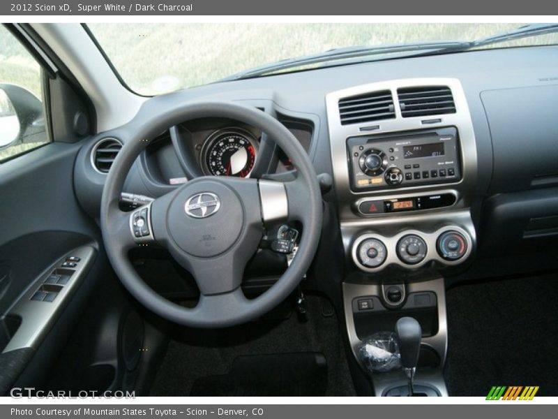Super White / Dark Charcoal 2012 Scion xD