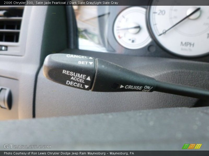 Satin Jade Pearlcoat / Dark Slate Gray/Light Slate Gray 2006 Chrysler 300