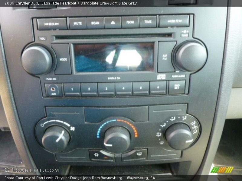 Satin Jade Pearlcoat / Dark Slate Gray/Light Slate Gray 2006 Chrysler 300