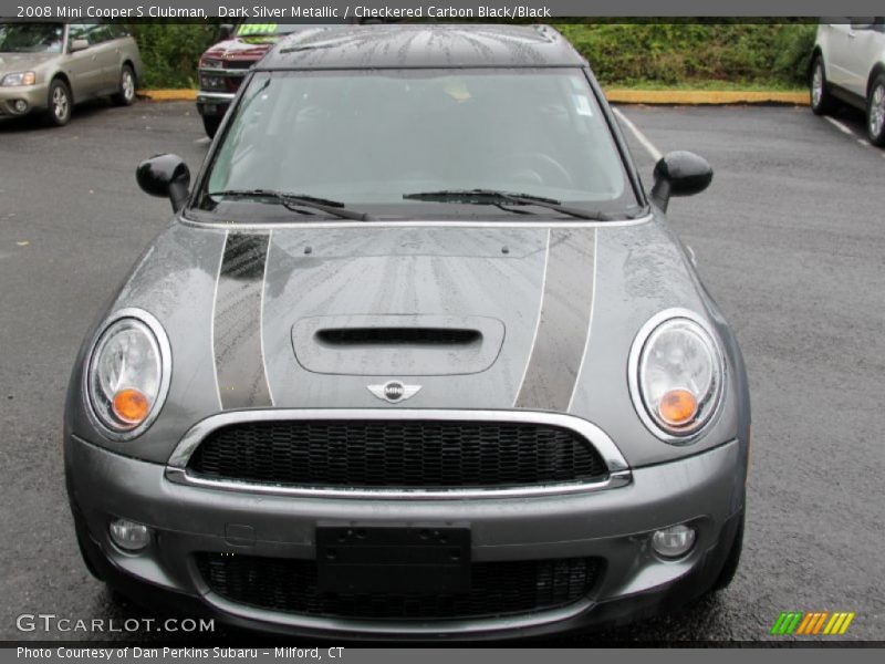 Dark Silver Metallic / Checkered Carbon Black/Black 2008 Mini Cooper S Clubman