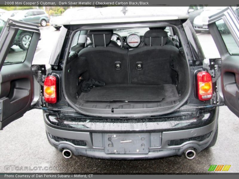 Dark Silver Metallic / Checkered Carbon Black/Black 2008 Mini Cooper S Clubman