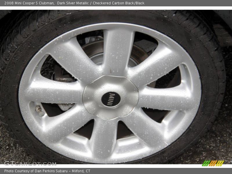 Dark Silver Metallic / Checkered Carbon Black/Black 2008 Mini Cooper S Clubman