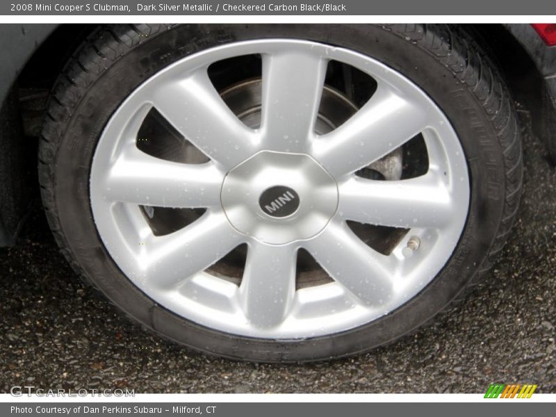 Dark Silver Metallic / Checkered Carbon Black/Black 2008 Mini Cooper S Clubman