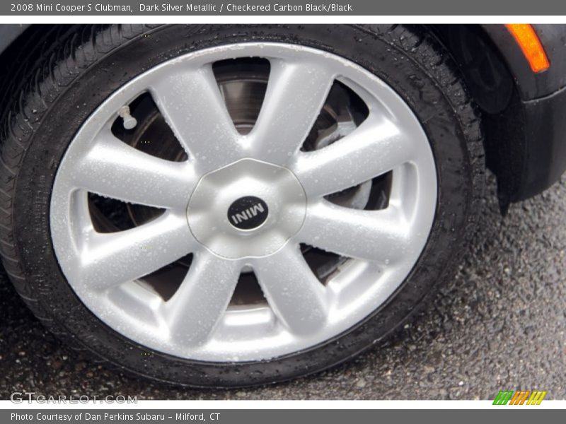 Dark Silver Metallic / Checkered Carbon Black/Black 2008 Mini Cooper S Clubman