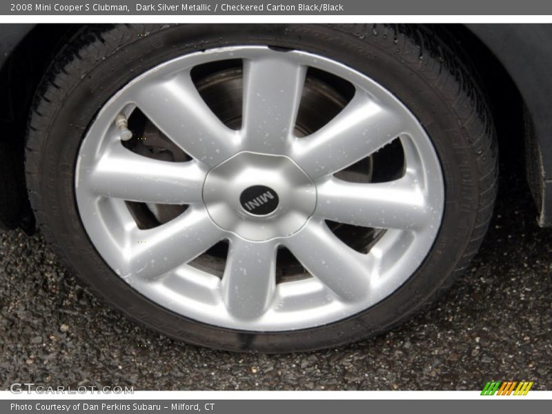 Dark Silver Metallic / Checkered Carbon Black/Black 2008 Mini Cooper S Clubman
