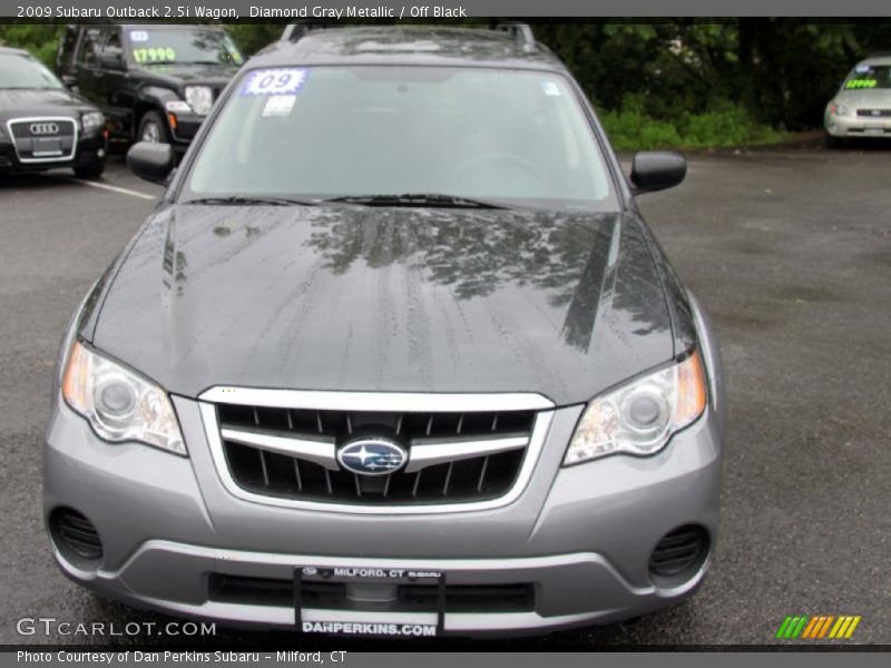 Diamond Gray Metallic / Off Black 2009 Subaru Outback 2.5i Wagon