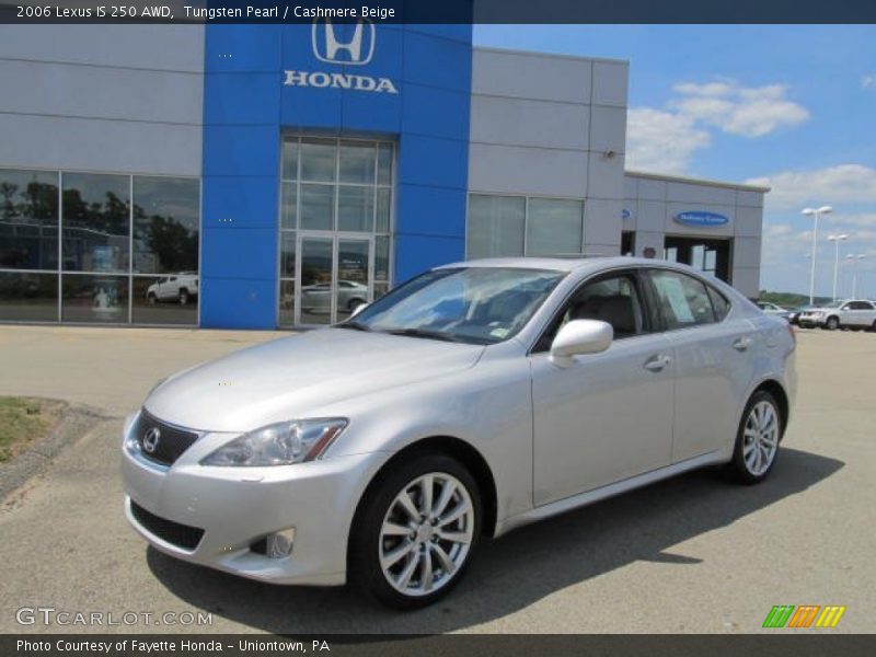 Tungsten Pearl / Cashmere Beige 2006 Lexus IS 250 AWD