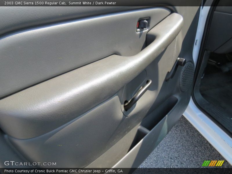Summit White / Dark Pewter 2003 GMC Sierra 1500 Regular Cab
