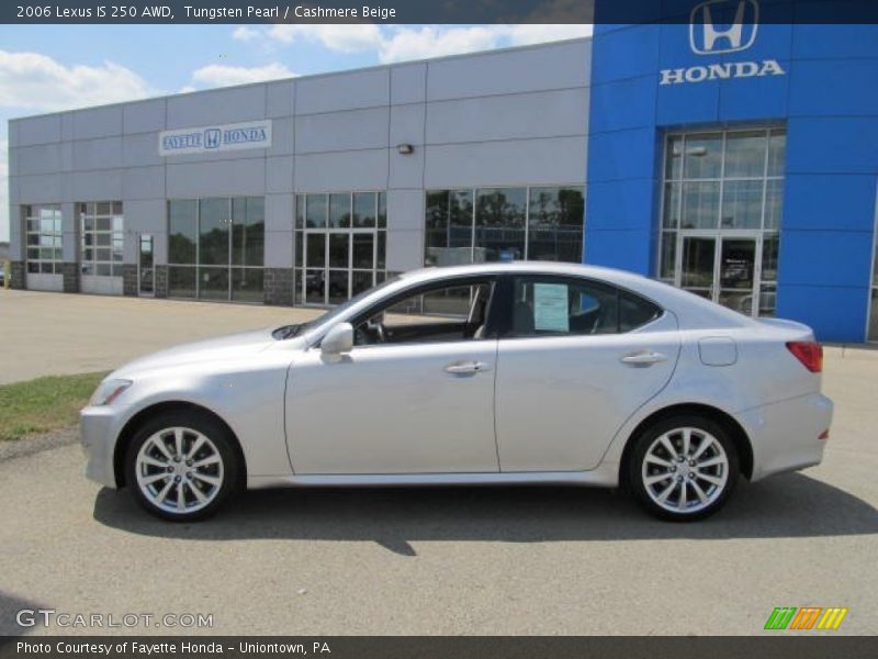 Tungsten Pearl / Cashmere Beige 2006 Lexus IS 250 AWD