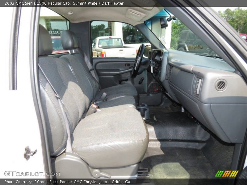 Summit White / Dark Pewter 2003 GMC Sierra 1500 Regular Cab