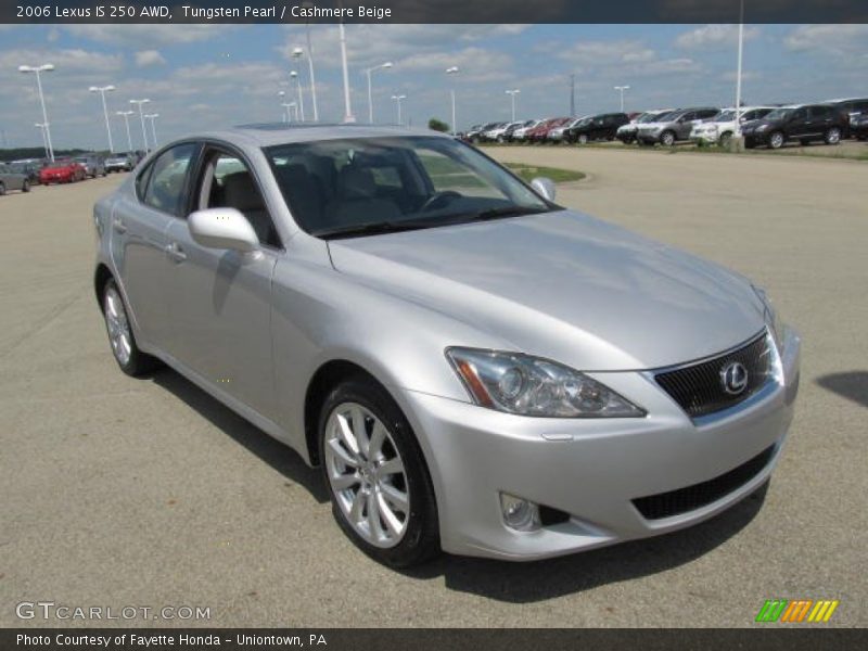 Tungsten Pearl / Cashmere Beige 2006 Lexus IS 250 AWD
