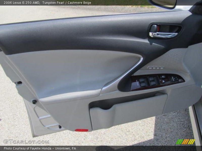 Tungsten Pearl / Cashmere Beige 2006 Lexus IS 250 AWD