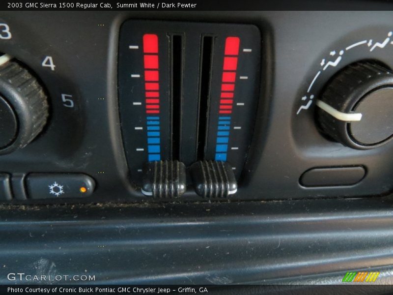 Summit White / Dark Pewter 2003 GMC Sierra 1500 Regular Cab