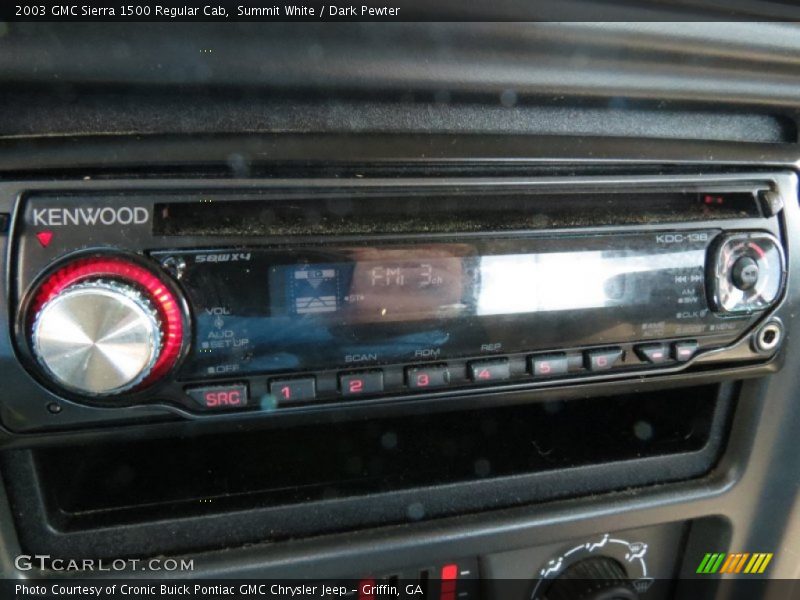 Summit White / Dark Pewter 2003 GMC Sierra 1500 Regular Cab