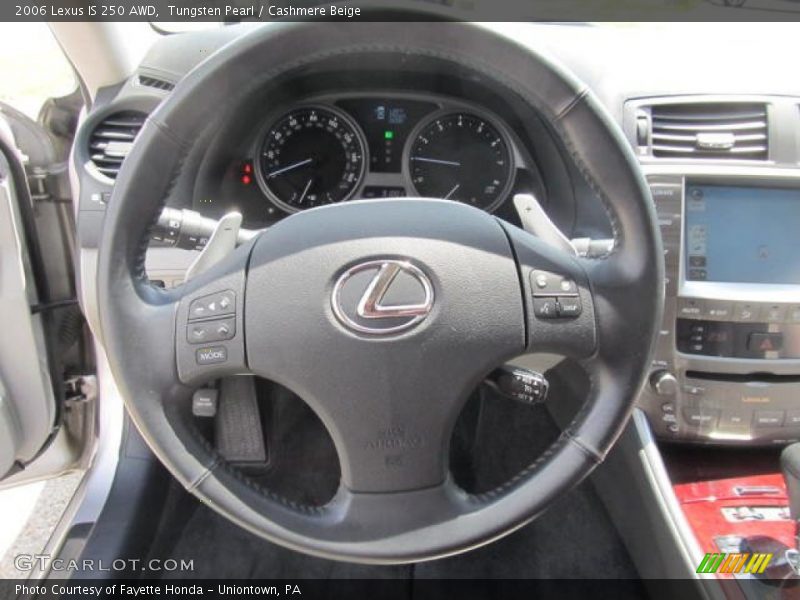 Tungsten Pearl / Cashmere Beige 2006 Lexus IS 250 AWD