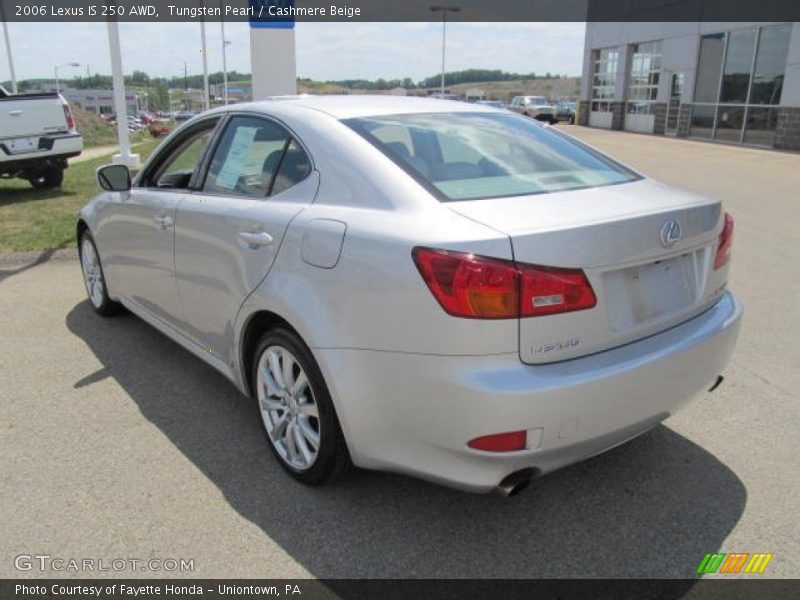 Tungsten Pearl / Cashmere Beige 2006 Lexus IS 250 AWD